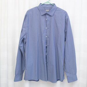 NWOT Michael Kors Blue Patterned Shirt